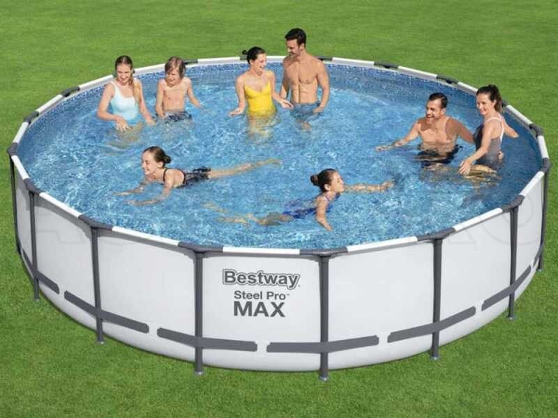 Bestway Steel Pro Max 56462 - Ø549x122 cm - Piscina Rotonda
