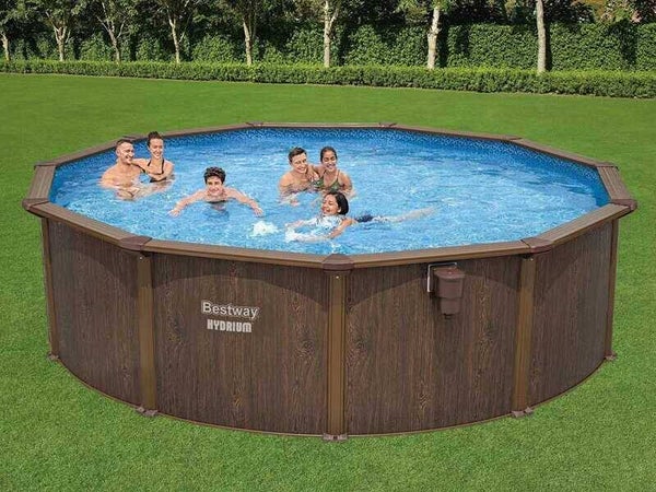 Bestway Hydrium 561CU - Ø488x132 cm - Piscina rotonda per 9-10 Persone