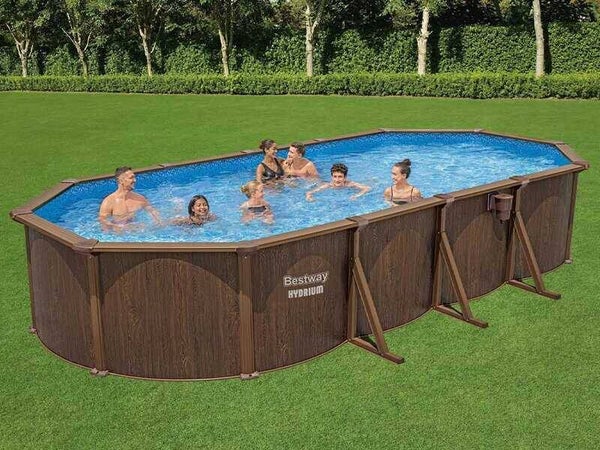 Bestway Hydrium 561CW - 762x366x132 cm - Piscina Ovale per 11-15 Persone