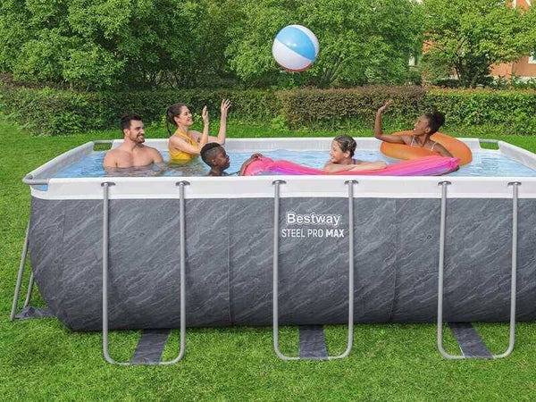 Bestway Steel Pro Max 56722 - 412x201x122 cm - Piscina fuori terra per 5-6 Persone