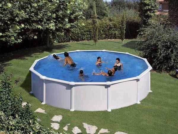 Gre Atlantis Rotonda Ø550 x 132cm - Piscina fuori terra in acciaio