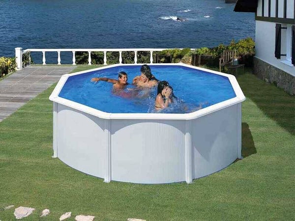 Gre Fidji Rotonda Ø350 x 120 cm - Piscina fuori terra in acciaio