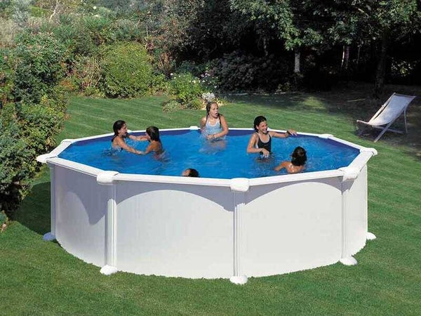 Gre Atlantis Rotonda Ø460 x 132cm - Piscina fuori terra in acciaio
