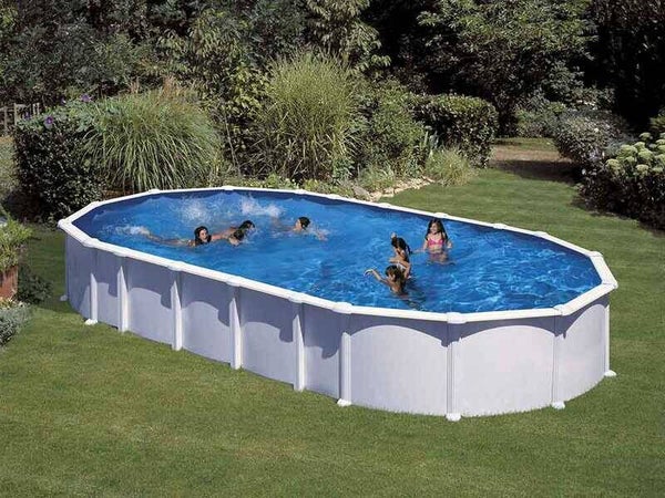 Gre Haiti Ovale 915x470x132cm - Piscina fuori terra - Traverse interrate