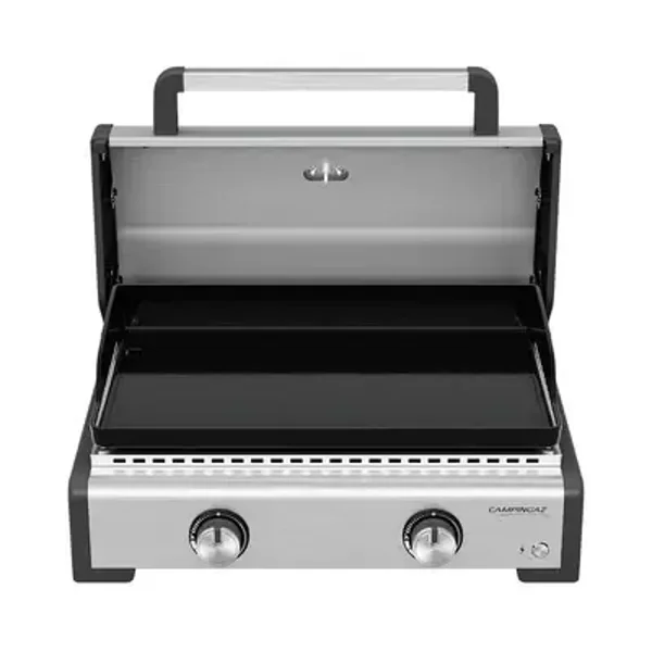 Campingaz Master 2 Pro - Plancha a gas portatile con coperchio