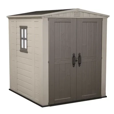 Keter Factor beige - Casetta da giardino - Con finestra laterale - 178x195.5x208 cm