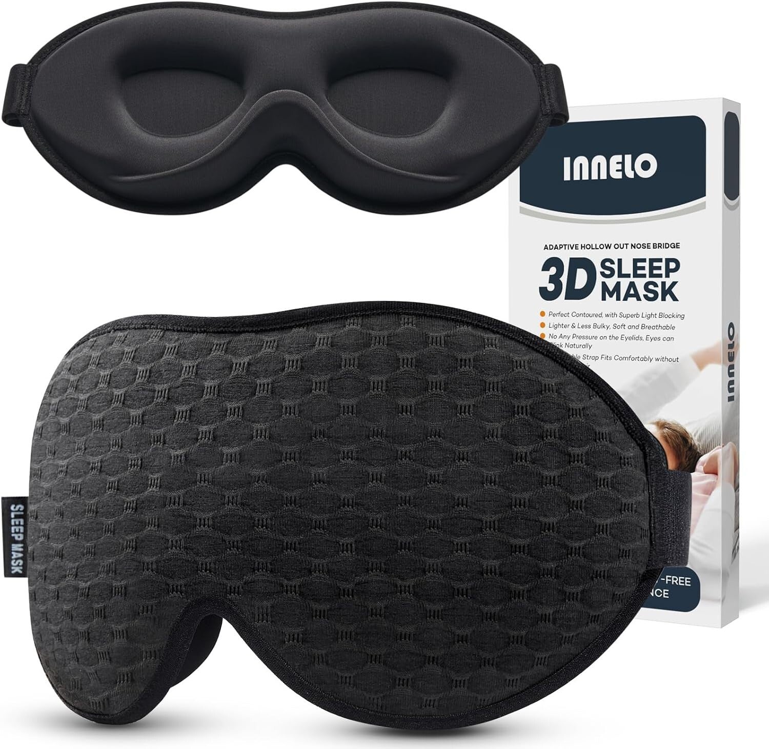 Schwarze Gesichtsmaske