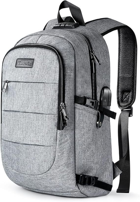 Ein grauer Rucksack