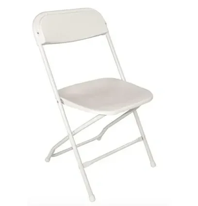 Stoel wit,  klapstoel