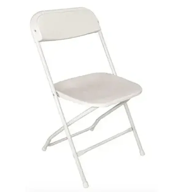 Stoel wit,  klapstoel
