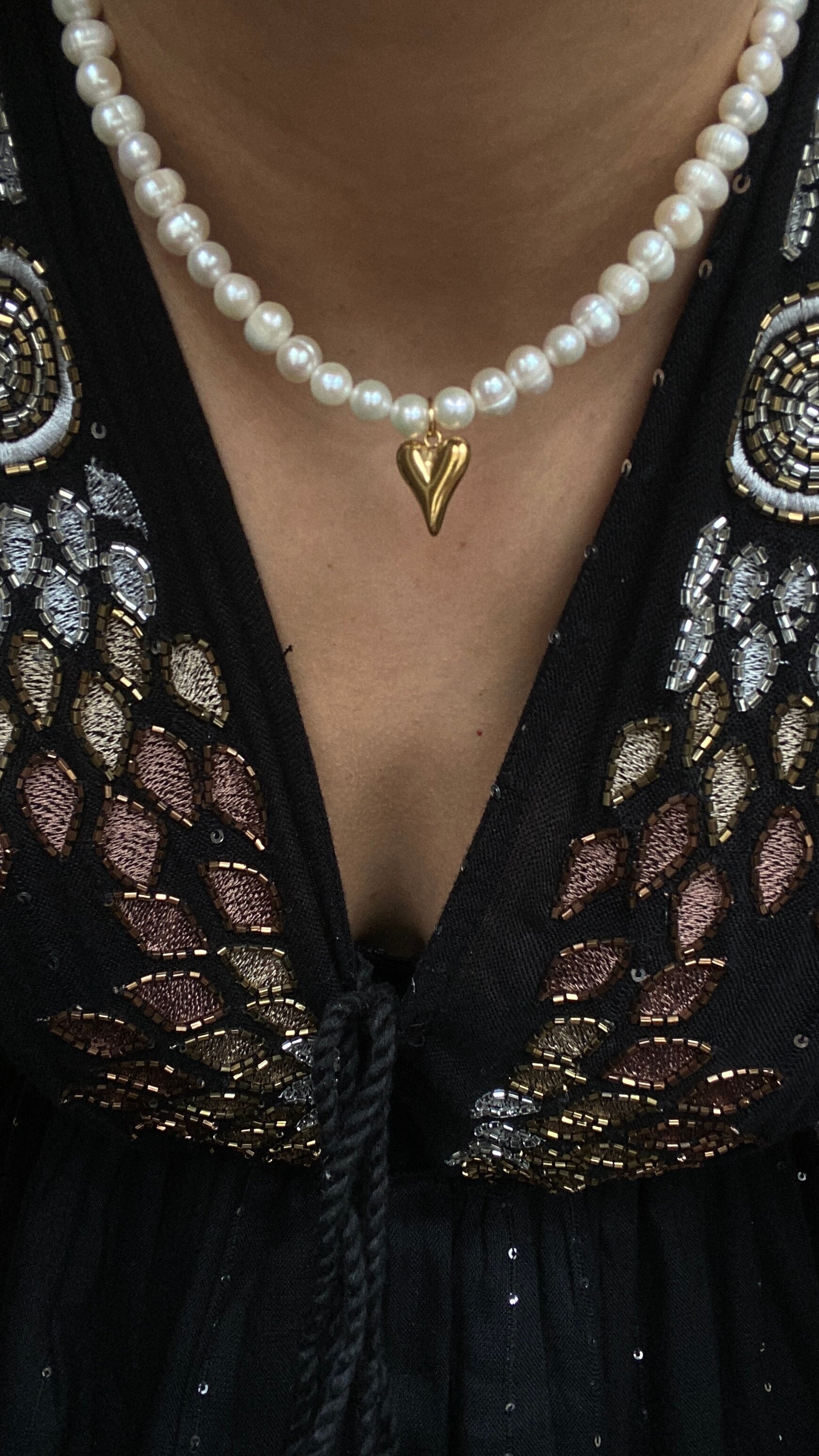 In Love Pearl Necklace