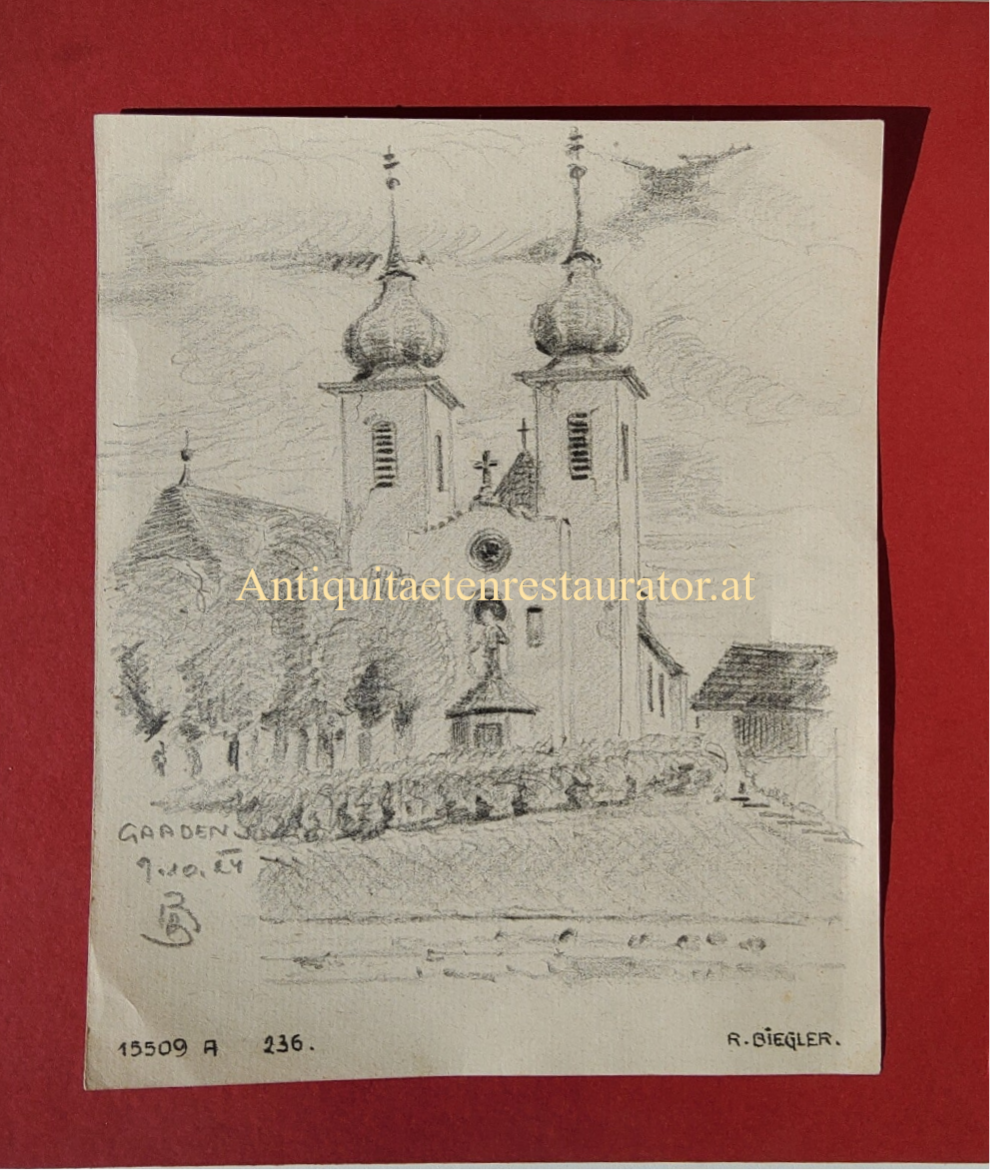 Gaaden, Bleistift von Richard Biegler