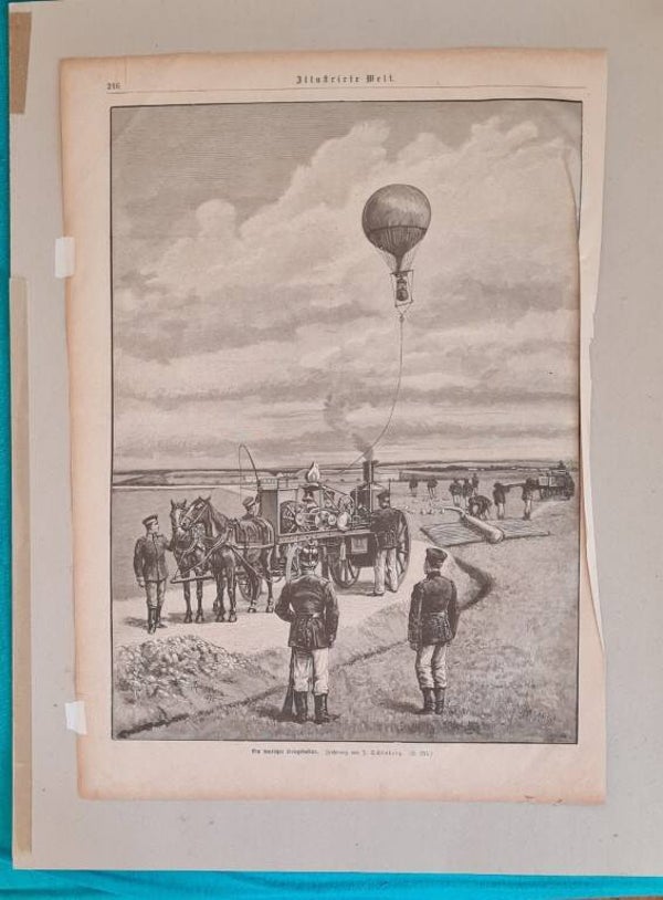 Ein deutscher Kriegsballon