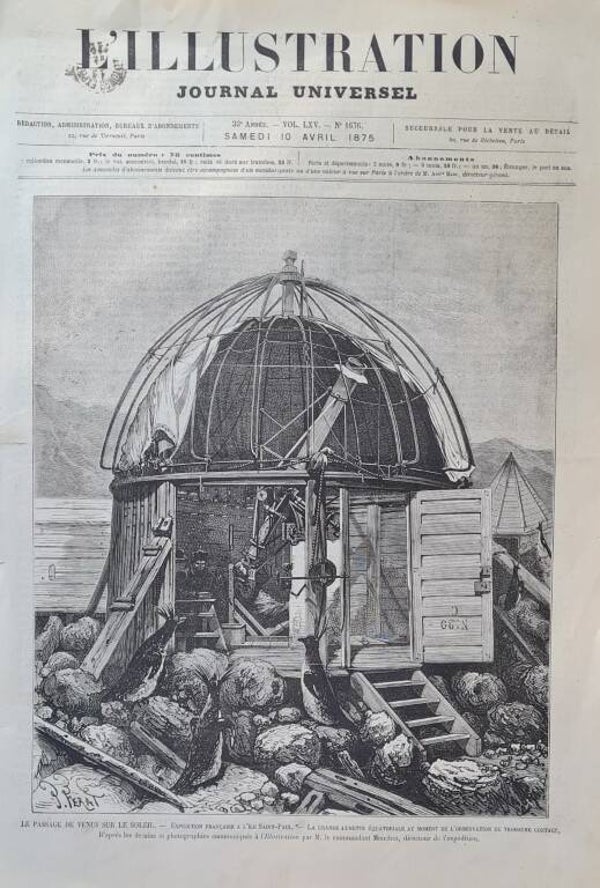 Le passage de Vénus sur le Soleil