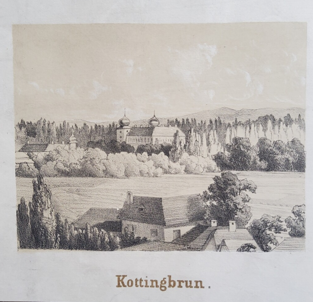 Kottingbrunn Lithographie