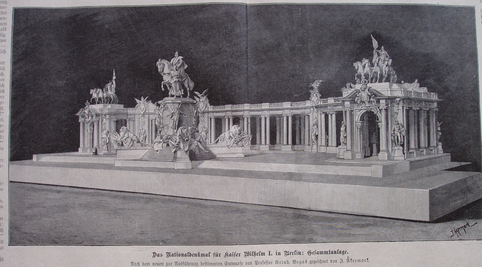 Das Nationaldenkmal für Kaiser Wilhelm I in Berlin / Heilbronn