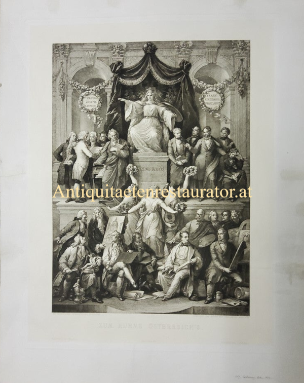 Zum Ruhme Österreichs Radierung