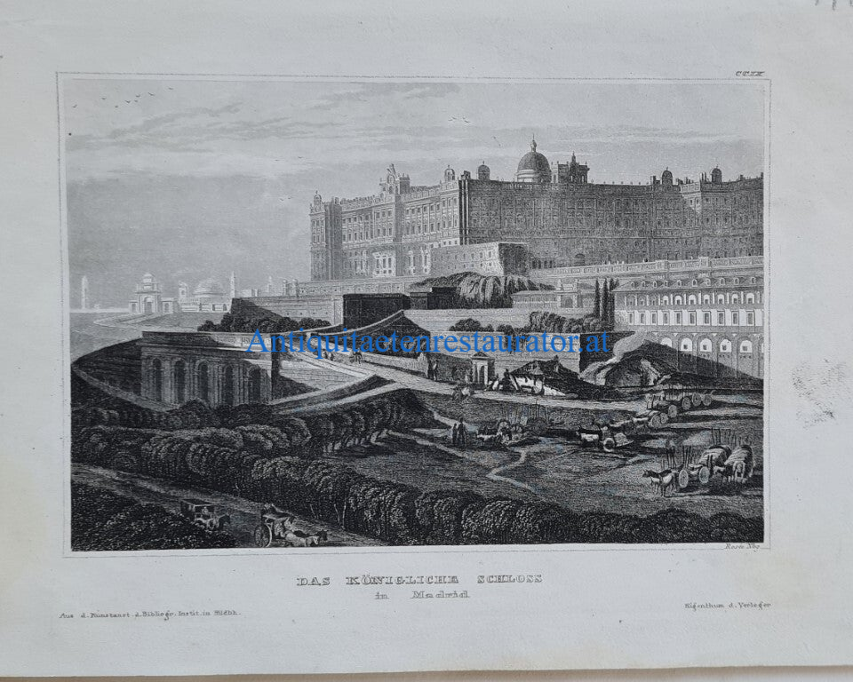 Spanien, Madrid  Das Königliche Schloss in Madrid