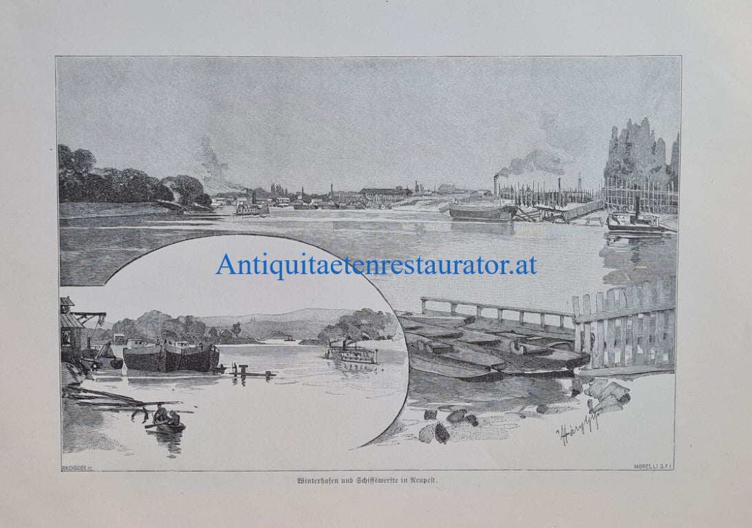 Ungarn Budapest Hafen
