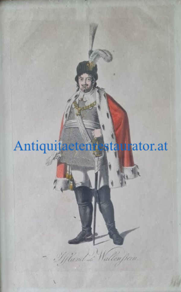 Iffland, August Wilhelm in der Rolle als Wallenstein