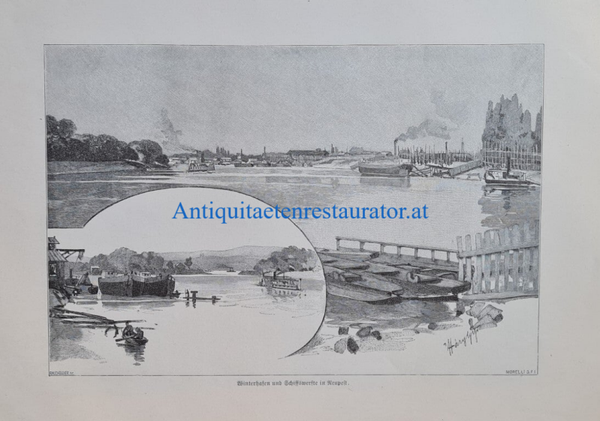 Ungarn Budapest Hafen