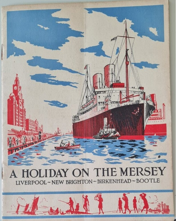 Reisebroschüre Mersey England