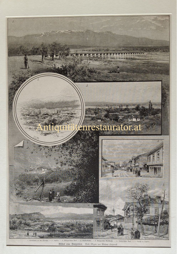 Bilder aus Bulgarien, Holzstich
