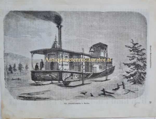 Riesendampfschlitten von Wiard