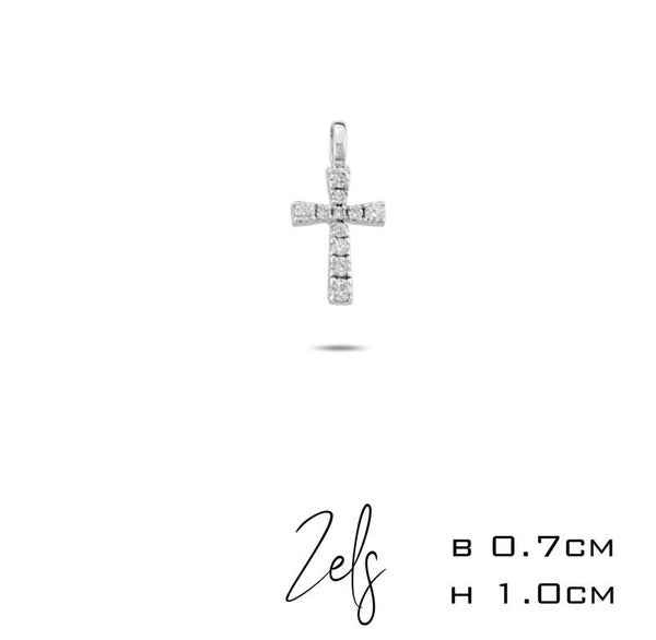 Zels Hanger Kruisje Zirkonia