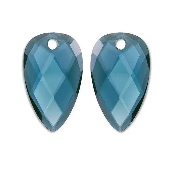 Sparkling Earstones Blossom Ocean Topaz Quartz