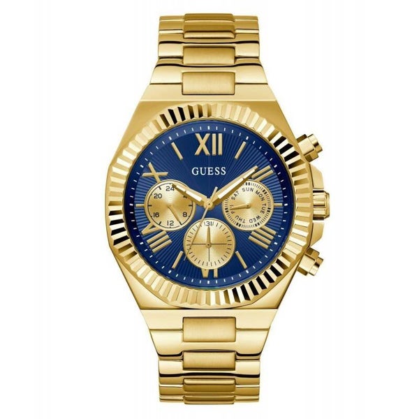 Guess Horloge Equity Gold/Blue W0703G6