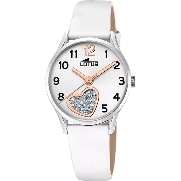 Lotus Junior Horloge Hart Wit  18406/E