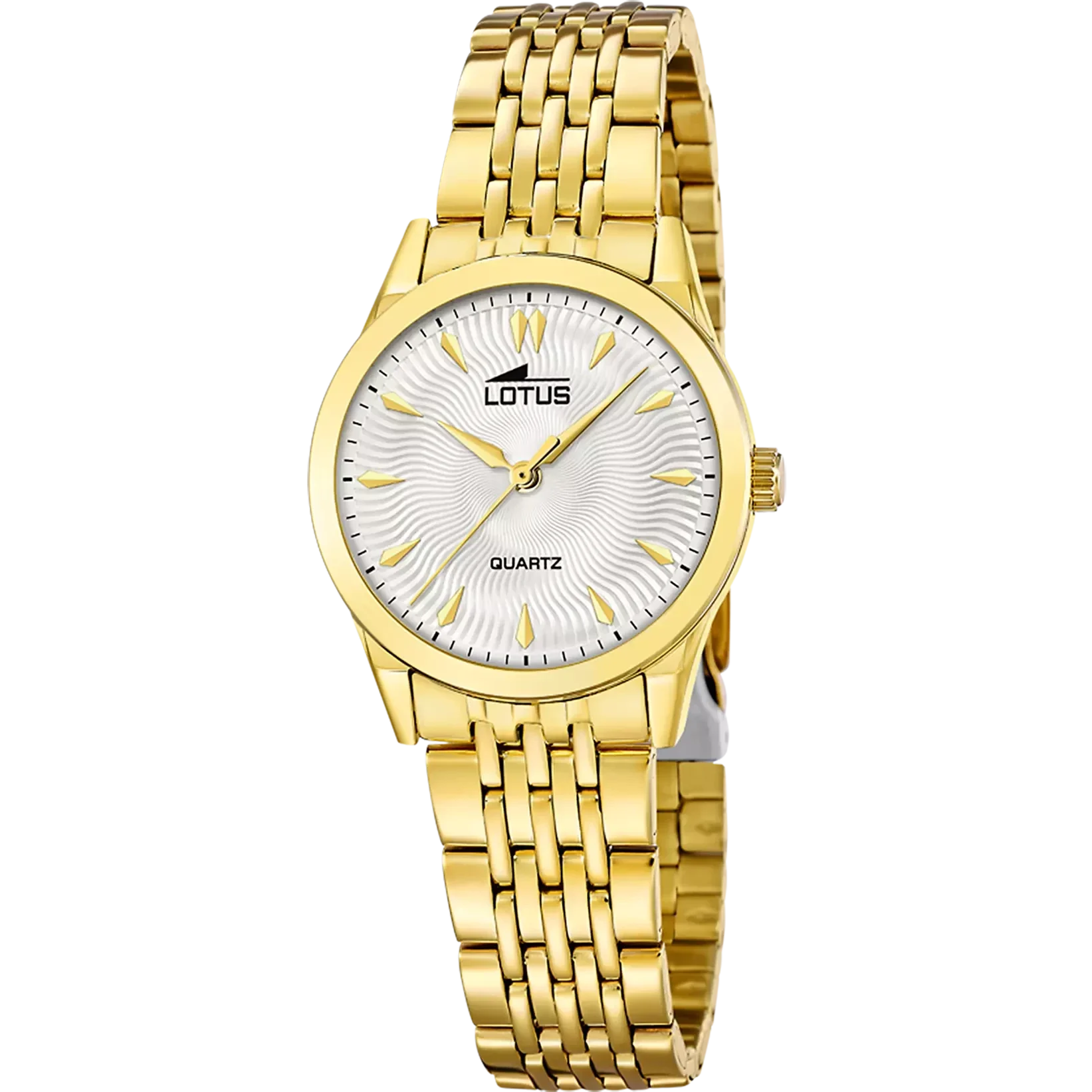 Lotus Horloge Classic Steel White 19059/1