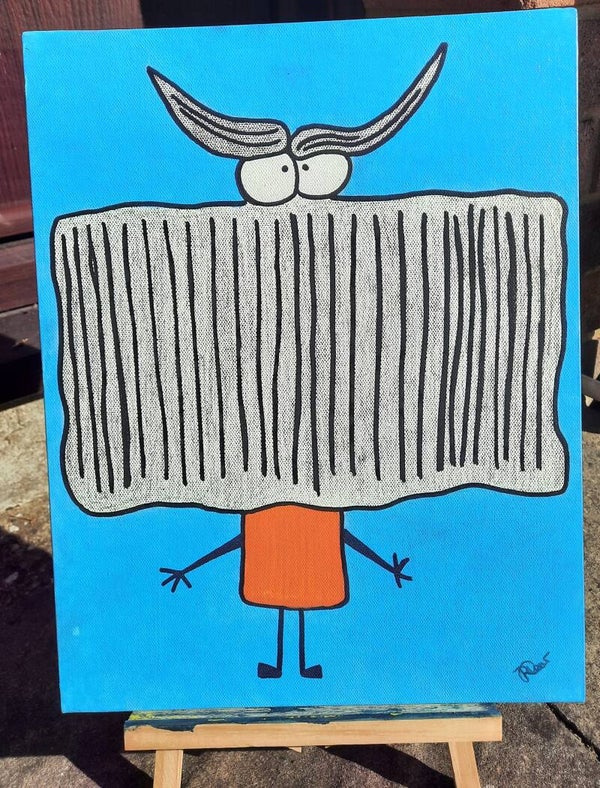 The Monster Club | Hairy Harry | Framed original artwork