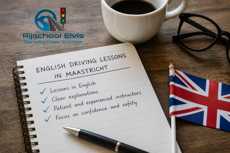 English driving lessons in Maastricht with clear explanations and experienced instructors at Driving School Elvis.