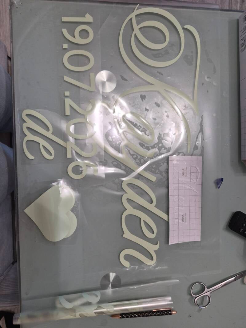 Lettrage personnalisé pour anniversaire
