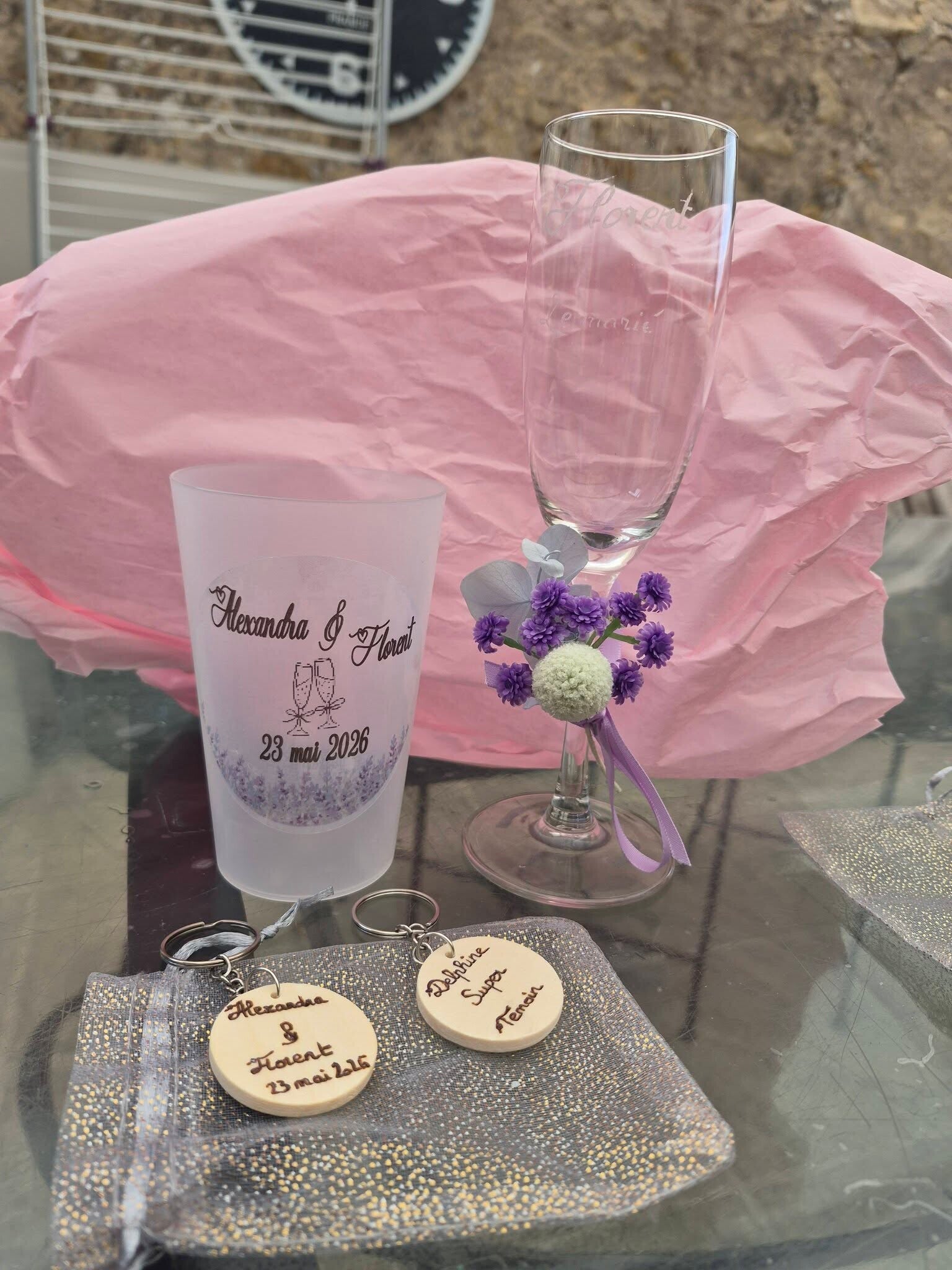 Gobelet et cadeaux invités personnalisés