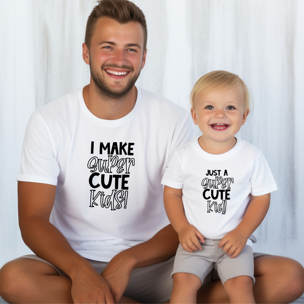 Set Papa & kind edition -  shirt set cute kid