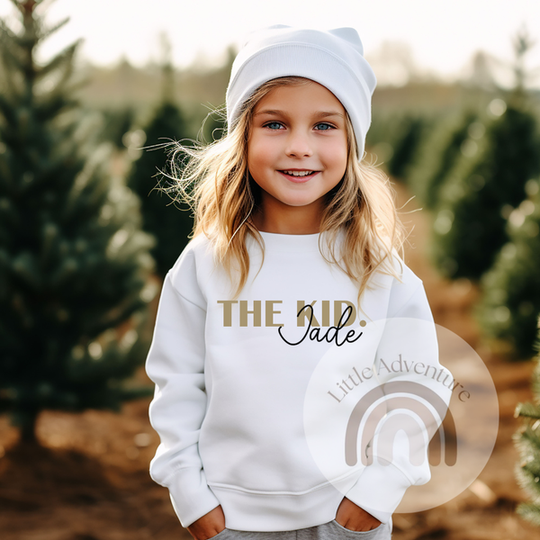 Sweater de kid met naam