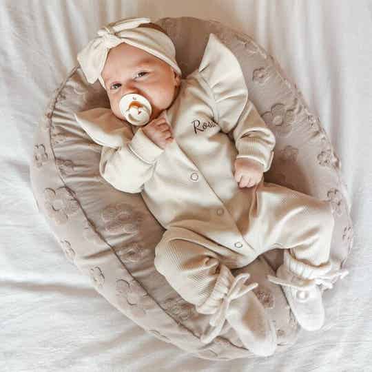 Boxpakje BabyRib Beige Natural + Naam