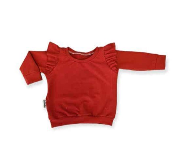 Little Adventure - Ruffle Tshirt Rusty