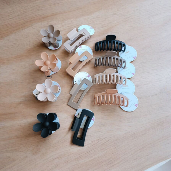 Haarklauw set dames 12 stuks