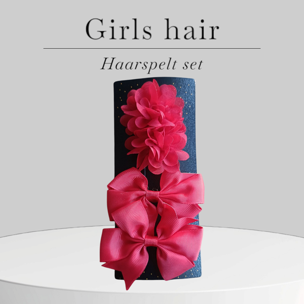 Haarspeldjes set 4 stuks Red