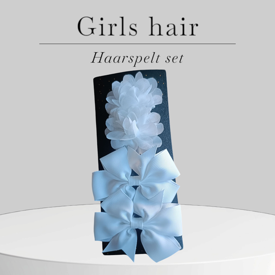 Haarspeldjes set 4 stuks Wit