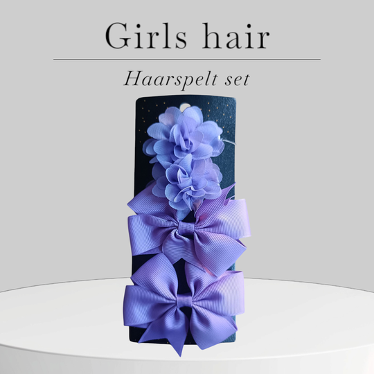 Haarspeldjes set 4 stuks Purple