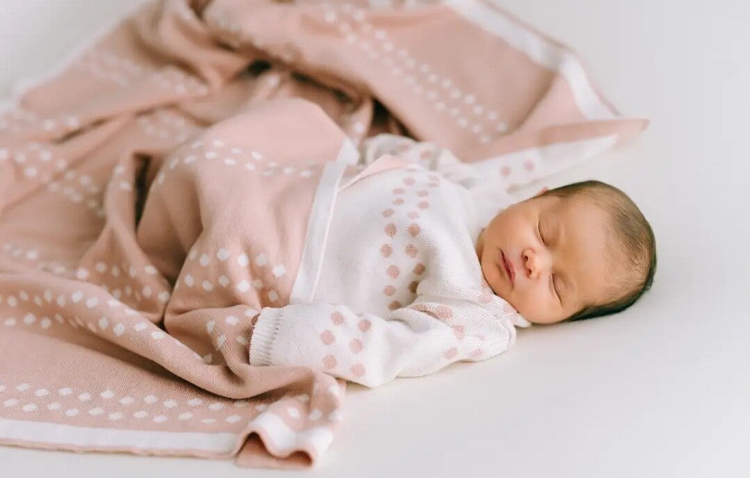 Micu micu | Deken biologisch  pink dots