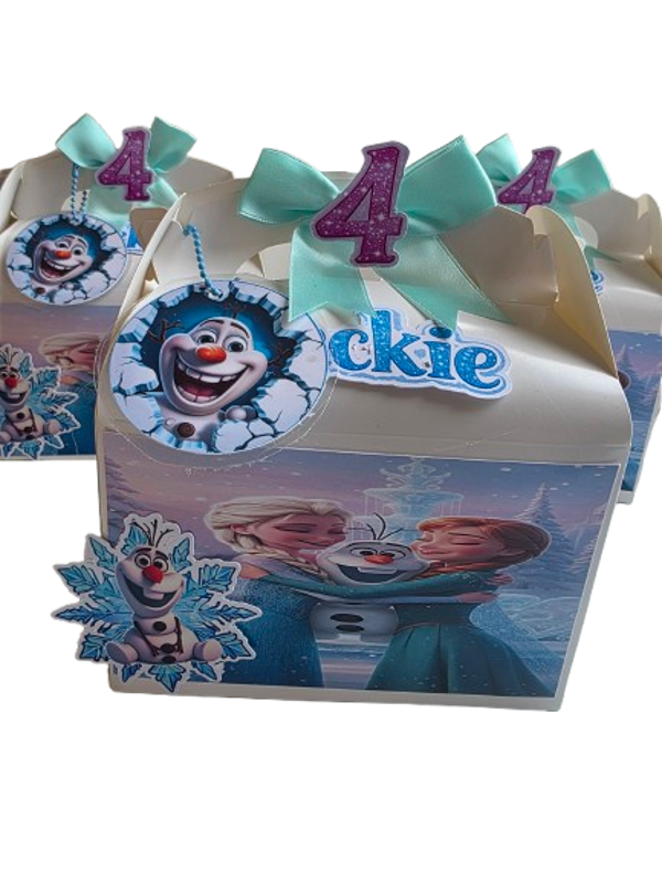 Party box met sleutelhanger