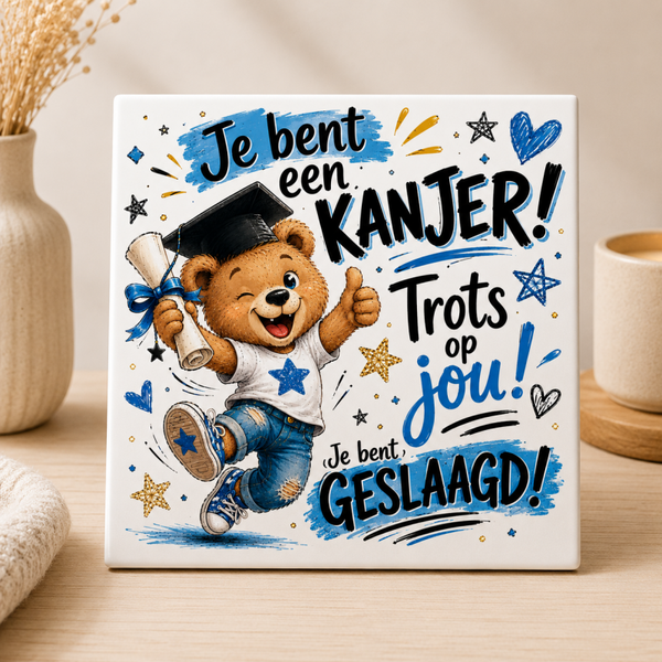 Geslaagd beer