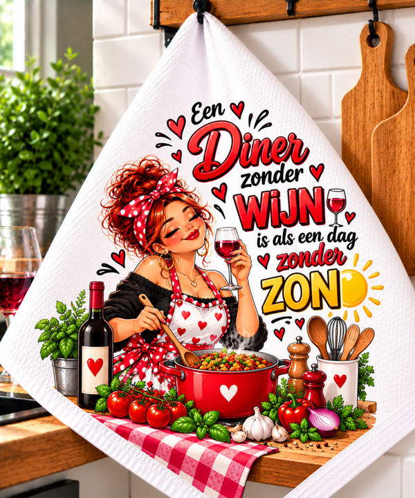 diner zonder wijn