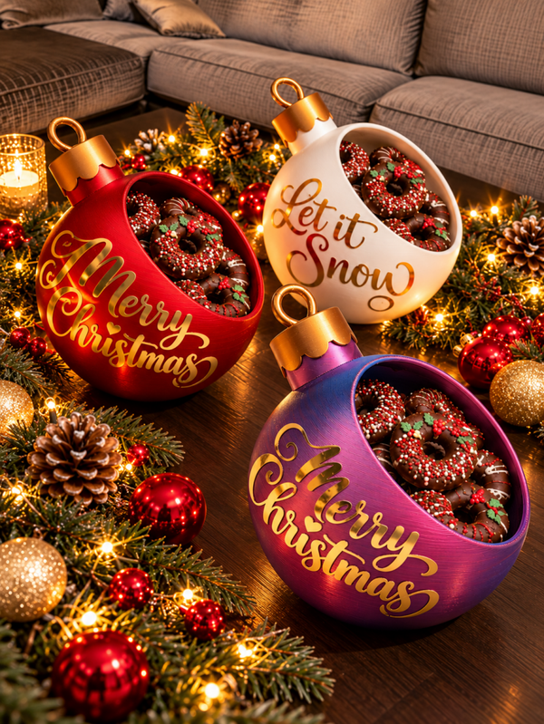 kerstbal snoepbakje